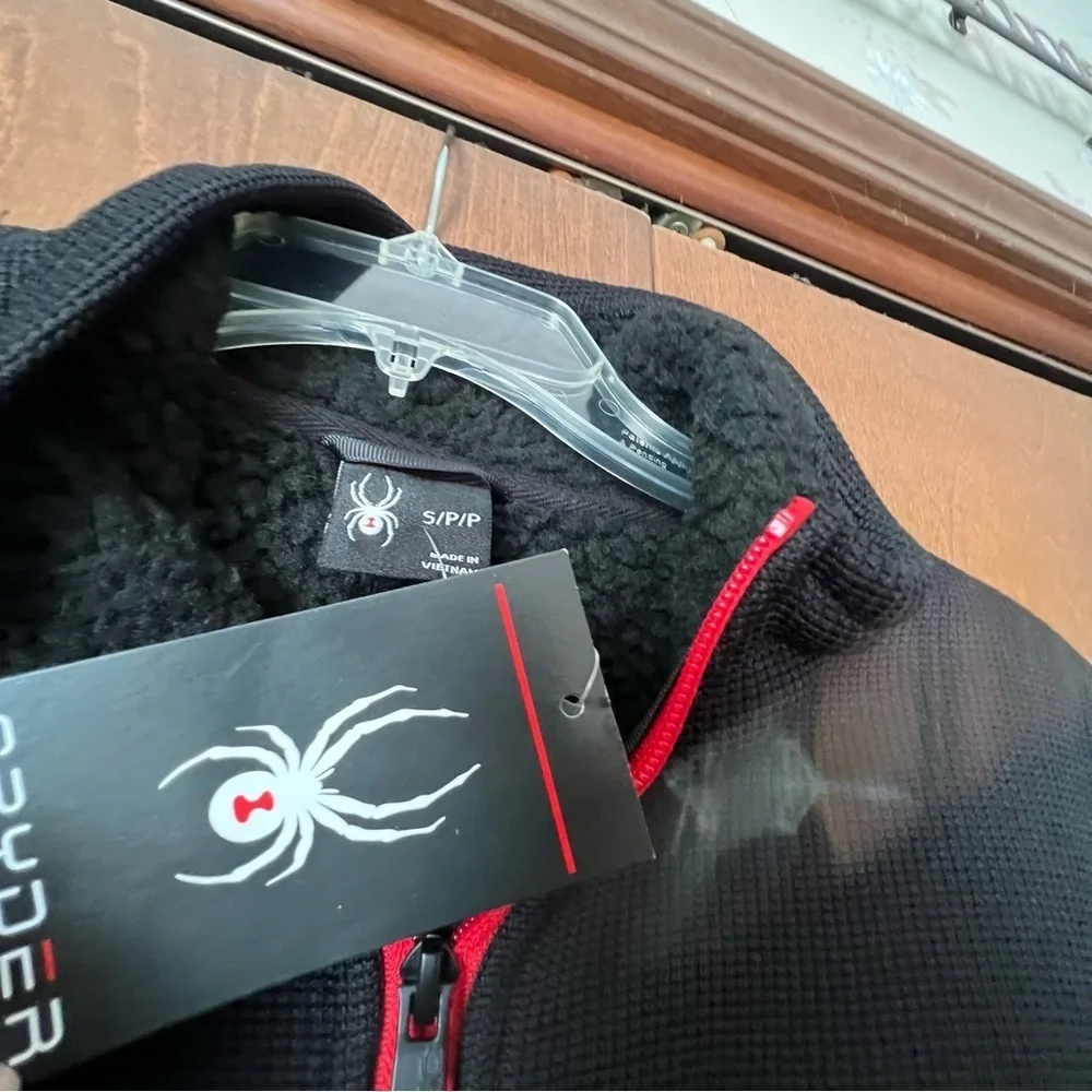 Spyder Set Zip Front Lined Fleece and Lightweight Pullover Hoody. NWT Sz Small